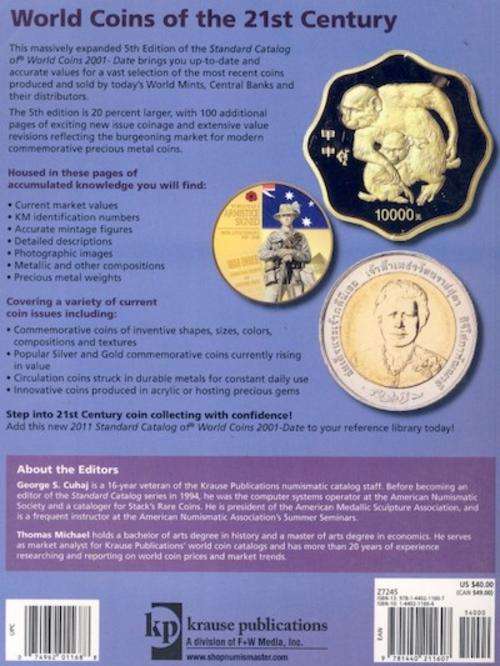 2011 Standard Catalog of World Coins 2001 - Date
