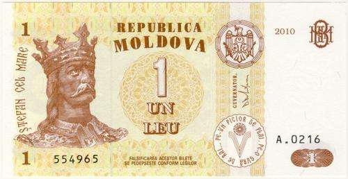 Moldova - 1 Leu , 2010, Crisp UNC., p8