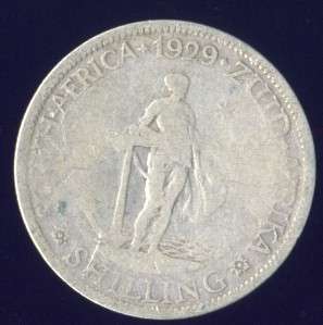 1929 Shilling coin, 1/-, South Africa, Silver, George V , No reserve