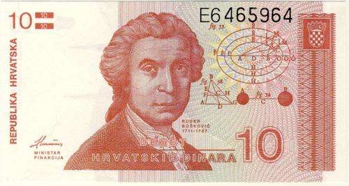 Croatia - 10 Dinar , 1991 , Crisp Unc., p18