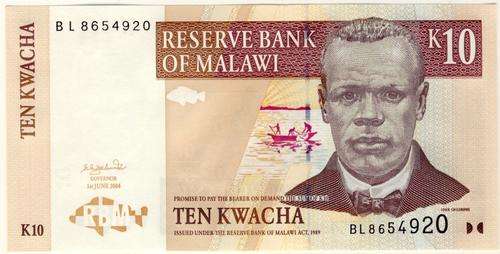 Malawi - 10 Kwacha , 2004 , Crisp Unc., p51 a