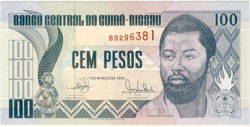 Guinea Bissau -  100 Pesos, 1990 , Crisp Unc., p11
