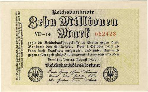 Germany - 10000000 Mark, 1923 , Ten Million Mark, p106