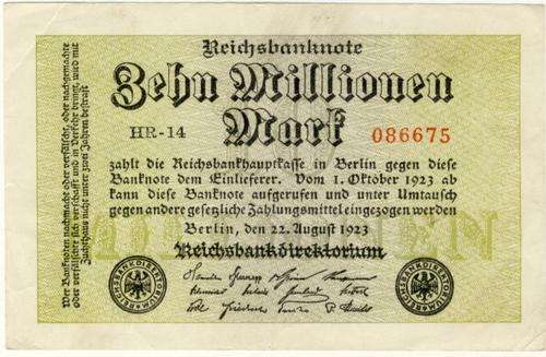 Germany - 10000000 Mark, 1923 , Ten Million Mark, p106
