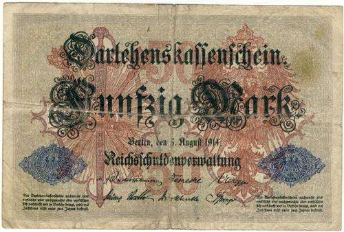 Germany - 50 Mark, 1914 , Fifty Mark, p49