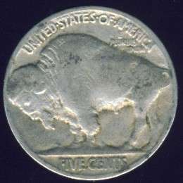 1936 Buffalo Nickel, 5c, USA, America