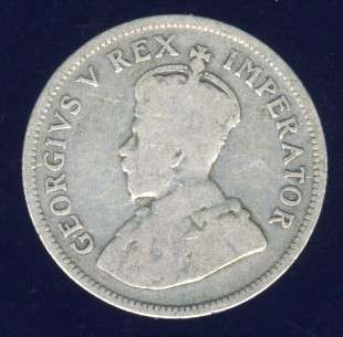 1924 Shilling coin, 1/-, South Africa, Silver, George V , No reserve