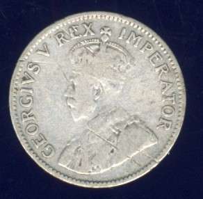 1933 Tickey coin, 3d , South Africa, Silver, George V , No reserve