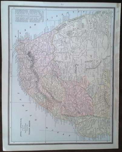 1887 Map of South Africa, Excellent condition, Original Cram Map