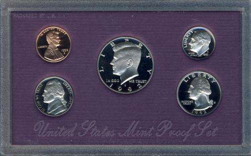 USA , 1992 Proof Coin Set in Original US Mint Box