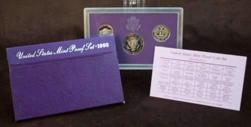 USA , 1993 Proof Coin Set