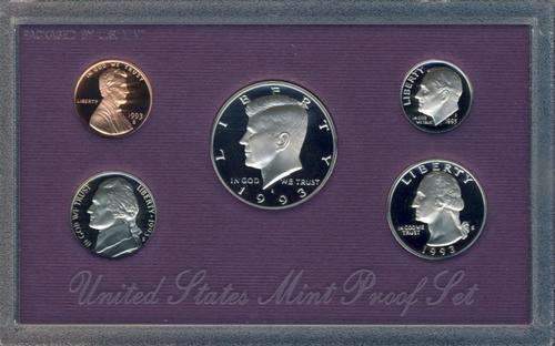 USA , 1993 Proof Coin Set