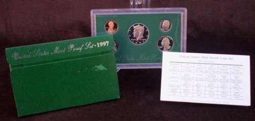 USA , 1997 Proof Coin Set