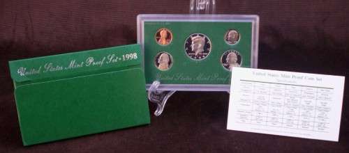 USA , 1998 Proof Coin Set