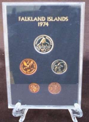Falklands , 1974 Proof set