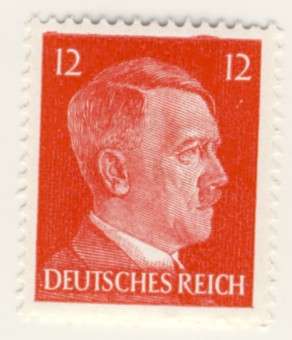 Germany - 1941, 12pfennig Hitler Head Stamp, MNH