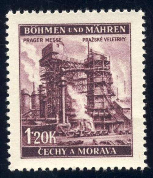 Germany - 1941, 120 Heller Prague Fair Stamp, MNH, Bohemia and Moravia