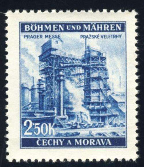 Germany - 1941, 250 Heller Prague Fair Stamp, MNH, Bohemia and Moravia