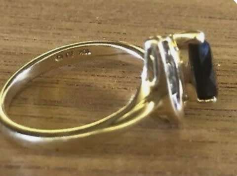 Black diamond ring