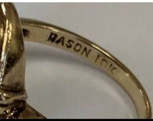 Gold diamond rings