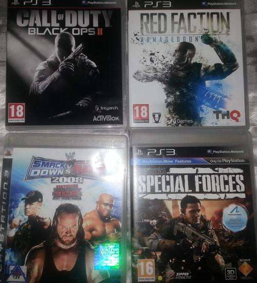Call of Duty Black OPS 2, Special Forces, Red Faction Armageddon PS3