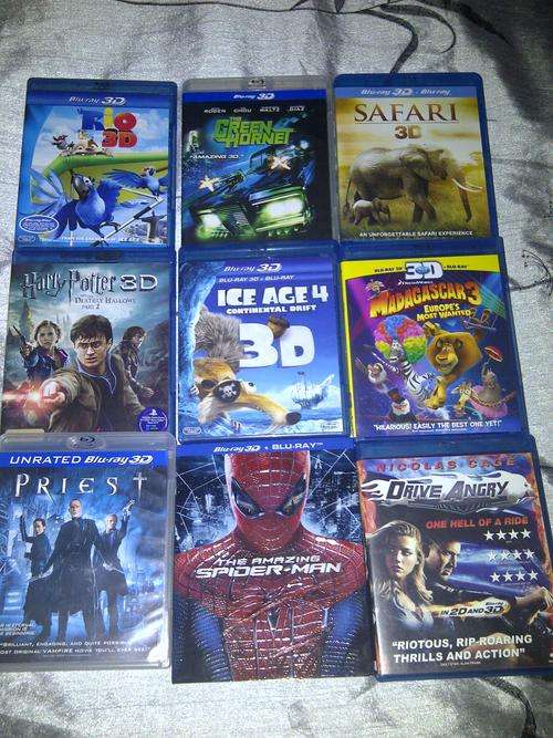 9 Coice 3D Blu-Ray Movies