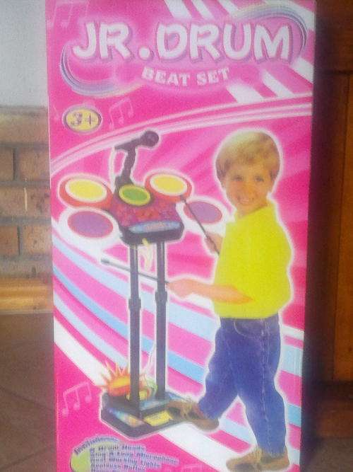 JR. DRUM BEAT SET WITH MICROPHONE!!!!!!!!!!!!!!!!!!!!!!!!!!!!!!!!!!!!!!!!