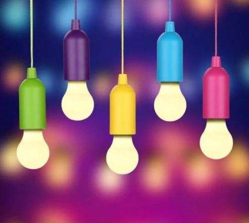 1m pull cord, kid friendly, cool to the touch light bulbs