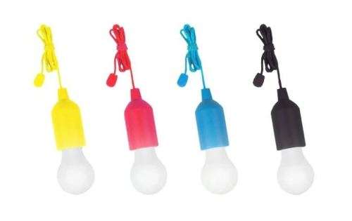 1m pull cord, kid friendly, cool to the touch light bulbs