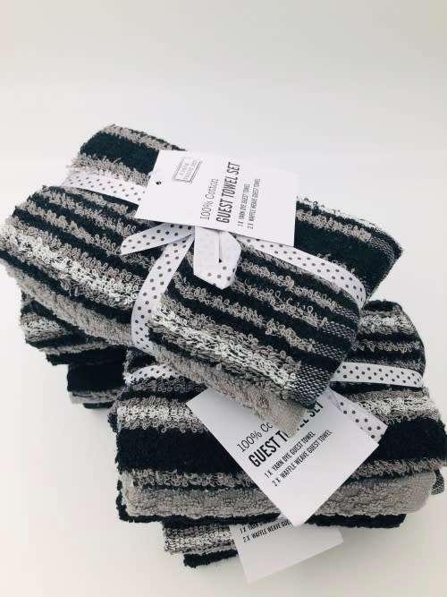 Guest Towel Set 100% Cotton - 3 Pack
