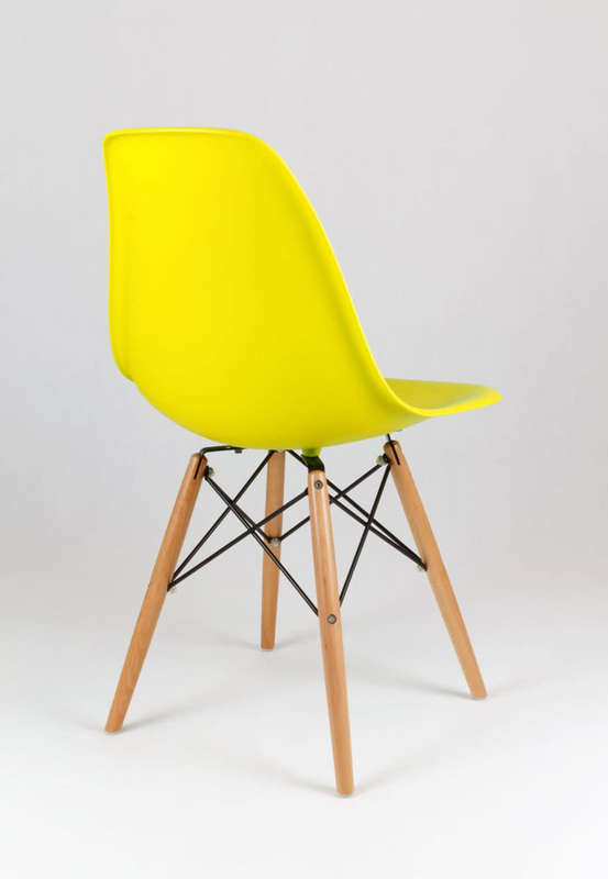 Chairs - Set of 4 ***NEW***Various colours - Red, Yellow, Grey, Black, White - Beechwood Legs