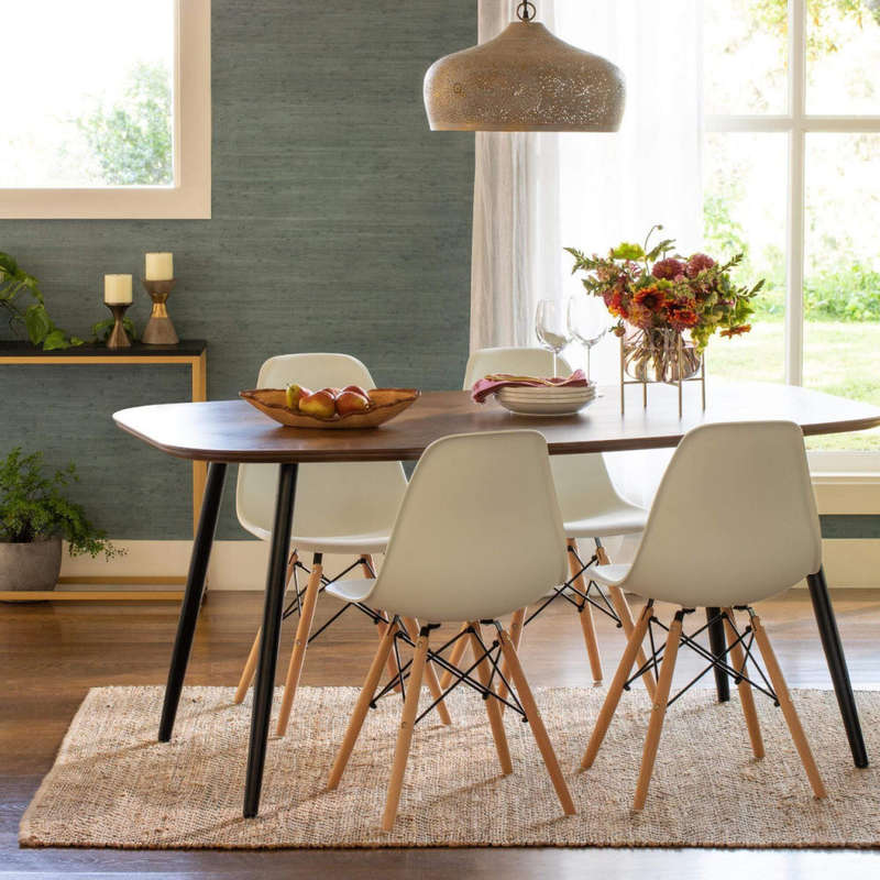 Chairs - Set of 4 ***NEW***Various colours - Red, Yellow, Grey, Black, White - Beechwood Legs