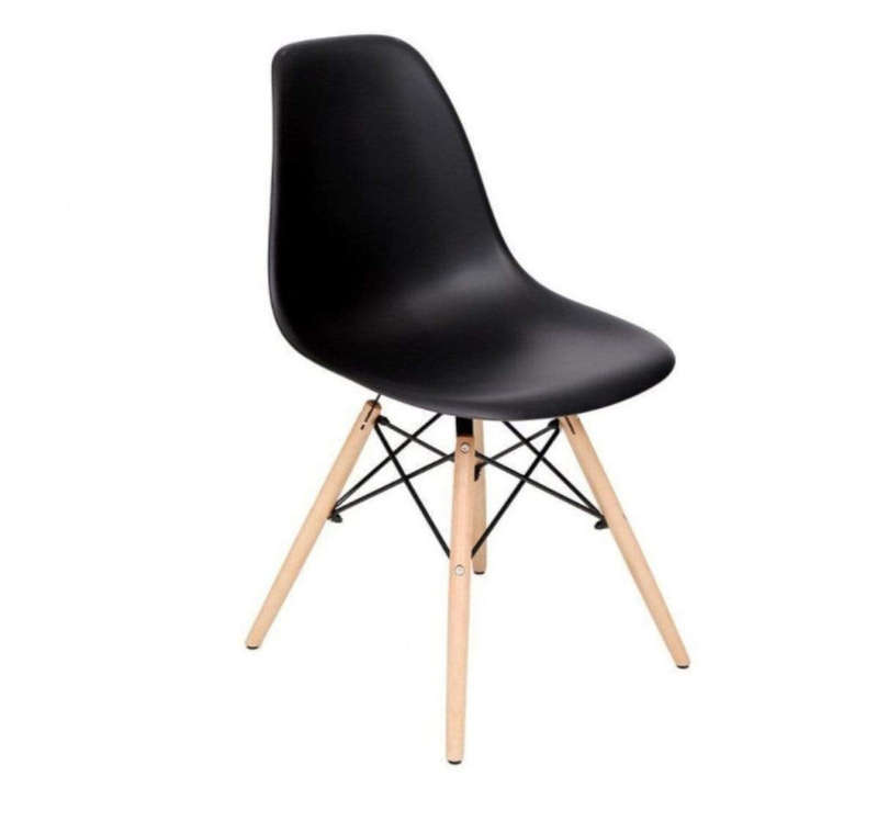 Chairs - Set of 4 ***NEW***Various colours - Red, Yellow, Grey, Black, White - Beechwood Legs