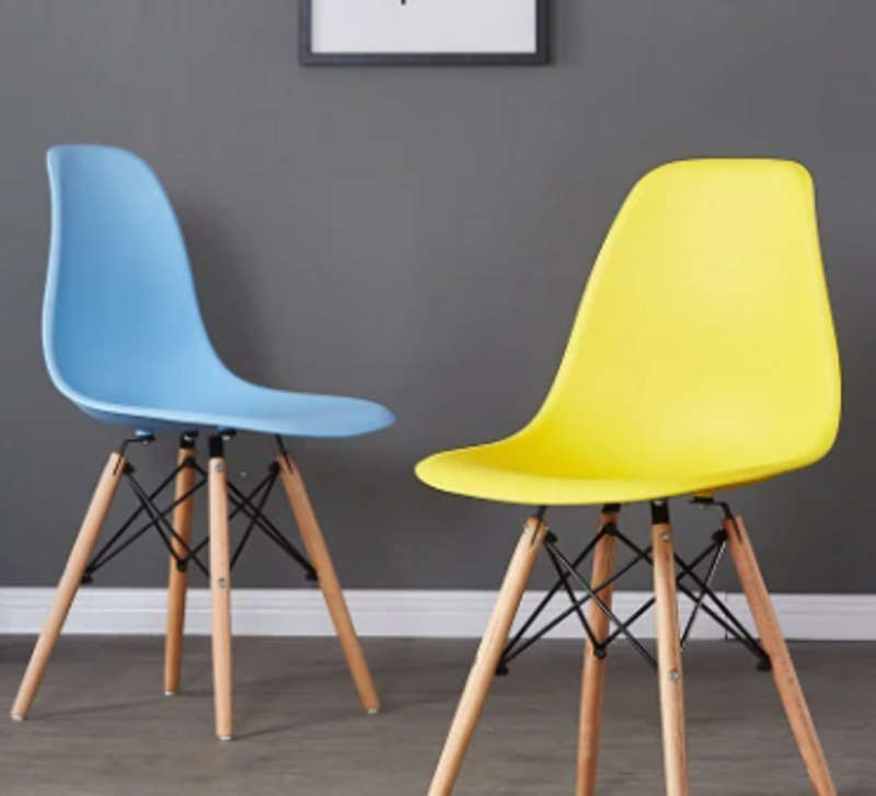 Dining Chair ***NEW** Pink, Green, Grey, Yellow, Blue - Beechwood Legs
