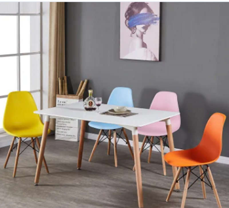 Dining Chair ***NEW** Pink, Green, Grey, Yellow, Blue - Beechwood Legs