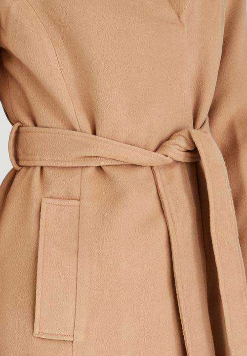 Funnel neck trenchcoat UK10/M - Camel