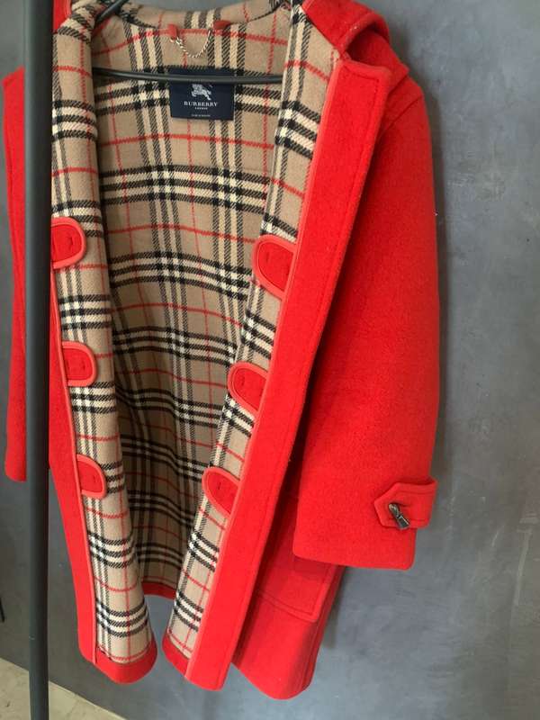 Burberry thick wool coat M