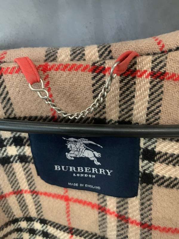 Burberry thick wool coat M