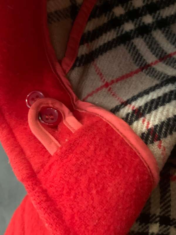 Burberry thick wool coat M