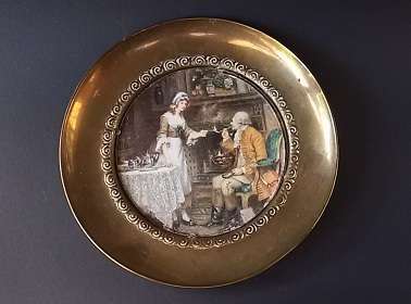 Stunning Vintage Brass plated Picture made in England