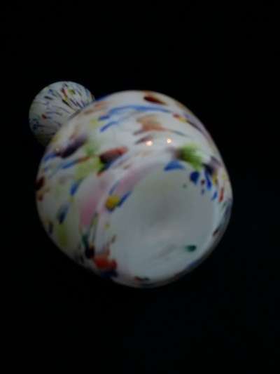 Exquisite - Stunning Glass Vase with multi colours - Perfect Condition