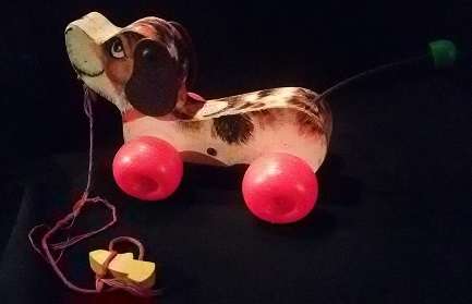 Amazing Find !! An Original Little Snoopy Fisher Price Pull Toy made in the USA- marked 693