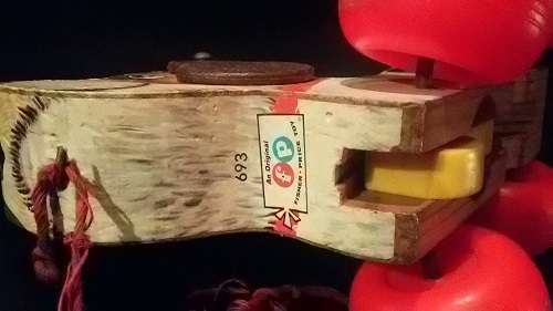 Amazing Find !! An Original Little Snoopy Fisher Price Pull Toy made in the USA- marked 693
