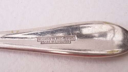 Stunning  Set of 6 Yeoman Plate Spoons made in England