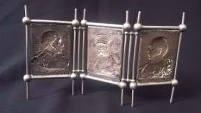 Brass Plaques commemorating the German Empire (Bismarc, Kaiser...)