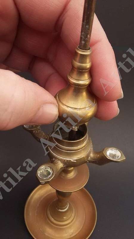 Stunning Indian Oil Lamp -