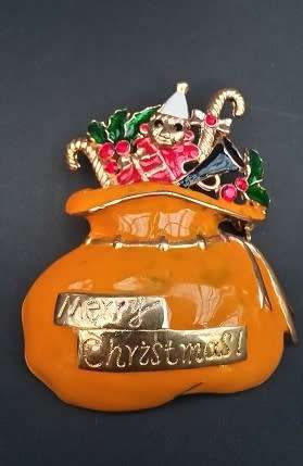 Cute Christmas Brooch