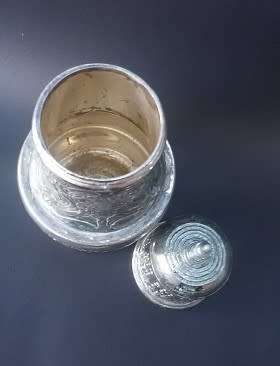 Amazing antique plated sugar shaker in great age related condition with exquisite detail