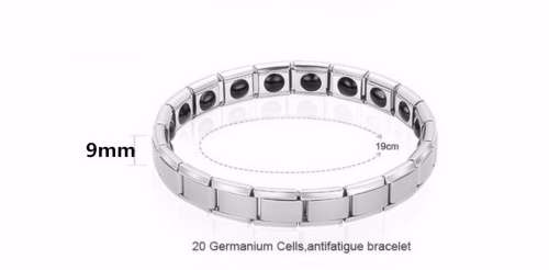 Stainless steel Italian charm starter bracelet