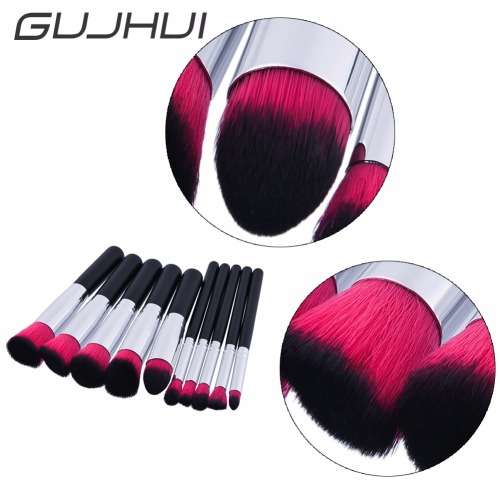 10 piece Makeup brush set
